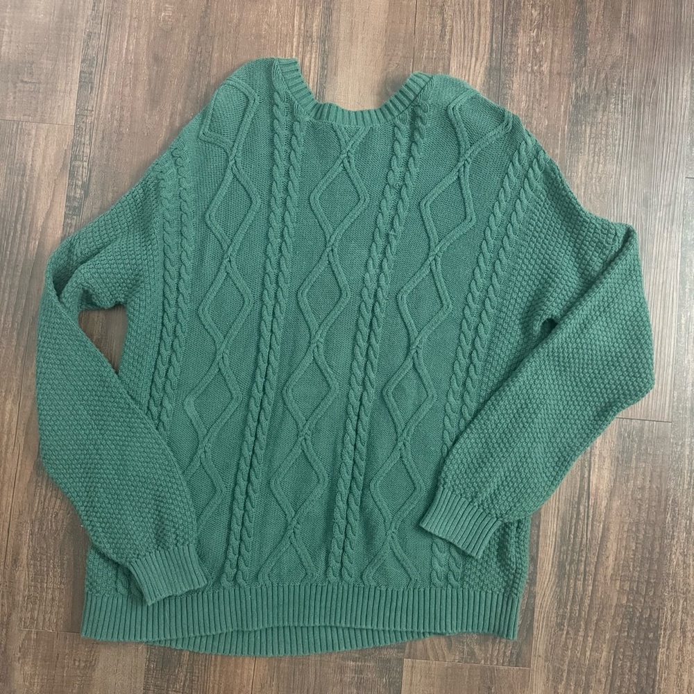 Women’s Green Knit Hollister Sweater